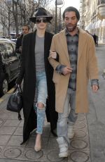 KENDALL JENNER Out and About in Paris 2401