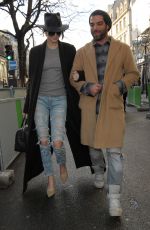 KENDALL JENNER Out and About in Paris 2401