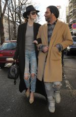 KENDALL JENNER Out and About in Paris 2401