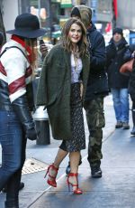 KERI RUSSELL Arrives at The Today Show in New York