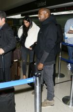 KIM KARDASHIAN and Kanye West at Los Angeles International Airport 0701