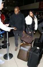 KIM KARDASHIAN and Kanye West at Los Angeles International Airport 0701