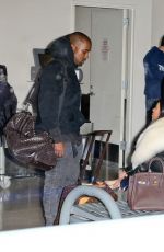 KIM KARDASHIAN and Kanye West at Los Angeles International Airport 0701