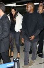 KIM KARDASHIAN and Kanye West at Los Angeles International Airport 0701