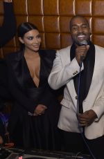 KIM KARDASHIAN and Kanye West Celebraes John Legend