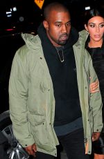 KIM KARDASHIAN and Kanye West Out in New York 0801