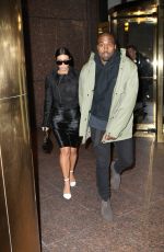KIM KARDASHIAN and Kanye West Out in New York 0801
