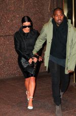 KIM KARDASHIAN and Kanye West Out in New York 0801