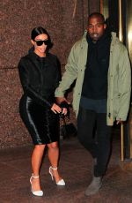 KIM KARDASHIAN and Kanye West Out in New York 0801