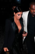 KIM KARDASHIAN and Kanye West Out in New York 0801