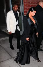 KIM KARDASHIAN and Kanye West Out in New York 0801