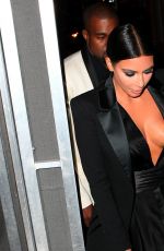 KIM KARDASHIAN and Kanye West Out in New York 0801