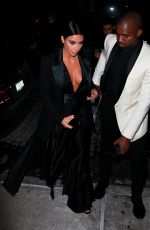 KIM KARDASHIAN and Kanye West Out in New York 0801