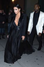 KIM KARDASHIAN and Kanye West Out in New York 0801