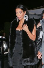 KIM KARDASHIAN Arrives at Sam Smith Concert