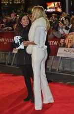 KIMBERLEY GARNER at Mortdecai Premiere in London