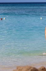 KIMBERLEY GARNER in Bikini at a Beach in Barbados 1001