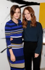 KRISTEN STEWART and JULIANNE MOORE at AOL Build Live Interview