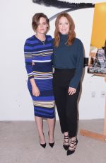KRISTEN STEWART and JULIANNE MOORE at AOL Build Live Interview