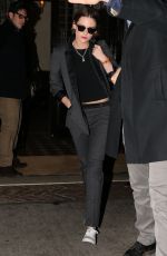 KRISTEN STEWART Arrives on the Jon Stewart Show in New York