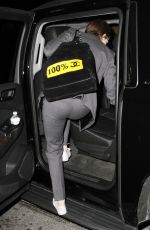 KRISTEN STEWART Arrives on the Jon Stewart Show in New York