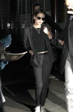 KRISTEN STEWART Arrives on the Jon Stewart Show in New York