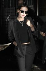 KRISTEN STEWART Arrives on the Jon Stewart Show in New York