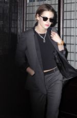 KRISTEN STEWART Arrives on the Jon Stewart Show in New York