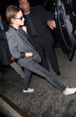 KRISTEN STEWART Arrives on the Jon Stewart Show in New York