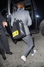 KRISTEN STEWART Arrives on the Jon Stewart Show in New York