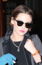KRISTEN STEWART Arrives on the Jon Stewart Show in New York