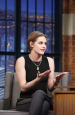 KRISTEN STEWART at Late Night with Seth Meyers 1501