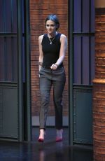 KRISTEN STEWART at Late Night with Seth Meyers 1501