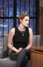 KRISTEN STEWART at Late Night with Seth Meyers 1501