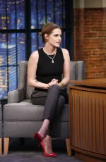 KRISTEN STEWART at Late Night with Seth Meyers 1501