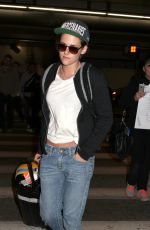 KRISTEN STEWART at LAX Airport in Los Angeles 0201