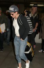 KRISTEN STEWART at LAX Airport in Los Angeles 0201