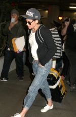 KRISTEN STEWART at LAX Airport in Los Angeles 0201