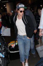 KRISTEN STEWART at LAX Airport in Los Angeles 0201