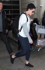 KRISTEN STEWART Back at LAX Airport in Los Angeles 2801