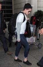 KRISTEN STEWART Back at LAX Airport in Los Angeles 2801