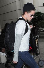 KRISTEN STEWART Back at LAX Airport in Los Angeles 2801