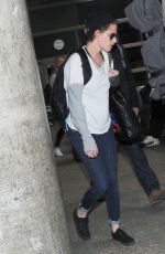 KRISTEN STEWART Back at LAX Airport in Los Angeles 2801