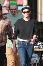 KRISTEN STEWART in Jeans Out and About in Los Feliz 0901