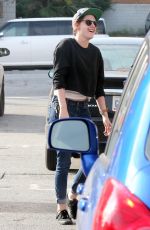 KRISTEN STEWART in Jeans Out and About in Los Feliz 0901