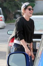 KRISTEN STEWART in Jeans Out and About in Los Feliz 0901