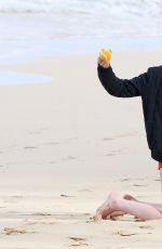 KRISTEN STEWART in Shorts on the Beach in Honolulu