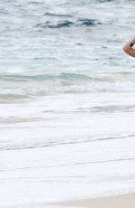 KRISTEN STEWART in Shorts on the Beach in Honolulu
