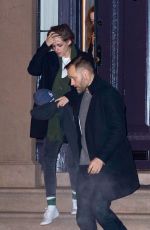 KRISTEN STEWART Visiting Julianne Moore in New York