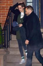 KRISTEN STEWART Visiting Julianne Moore in New York